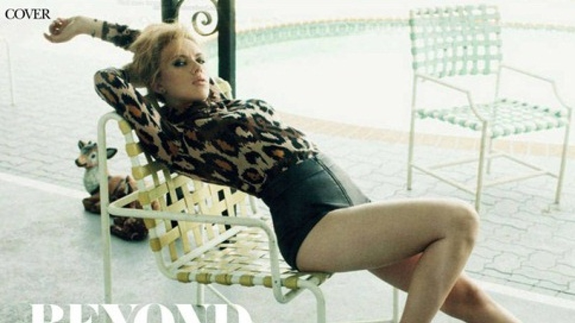 Η Scarlett Johansson στο εξώφυλλο του «Flare»